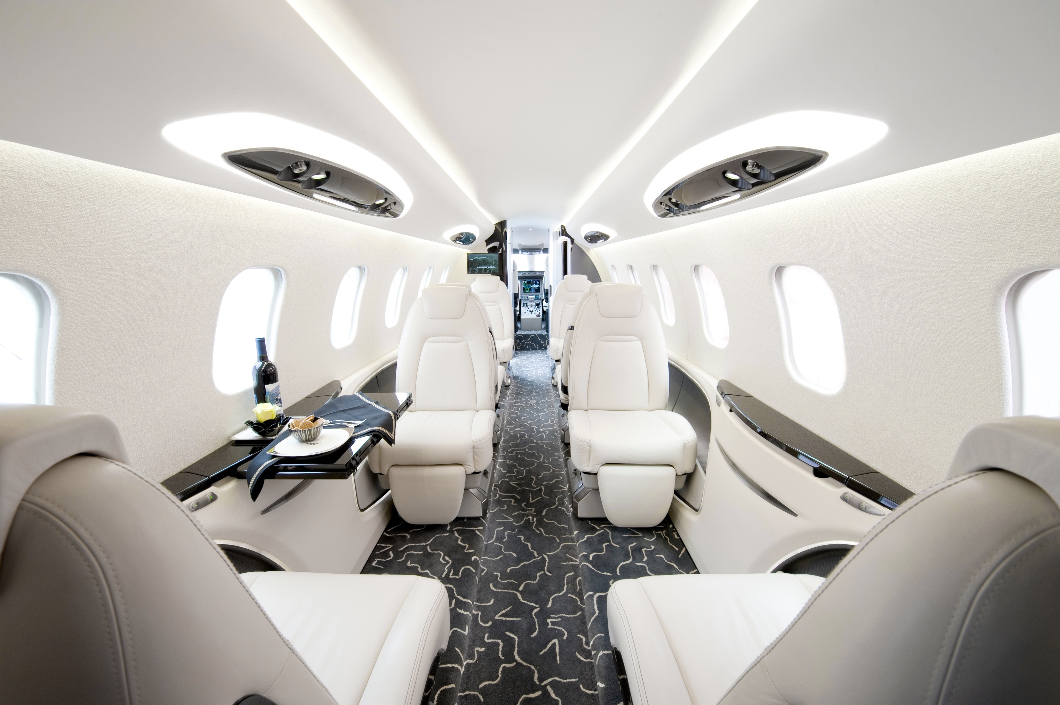 Learjet Inside