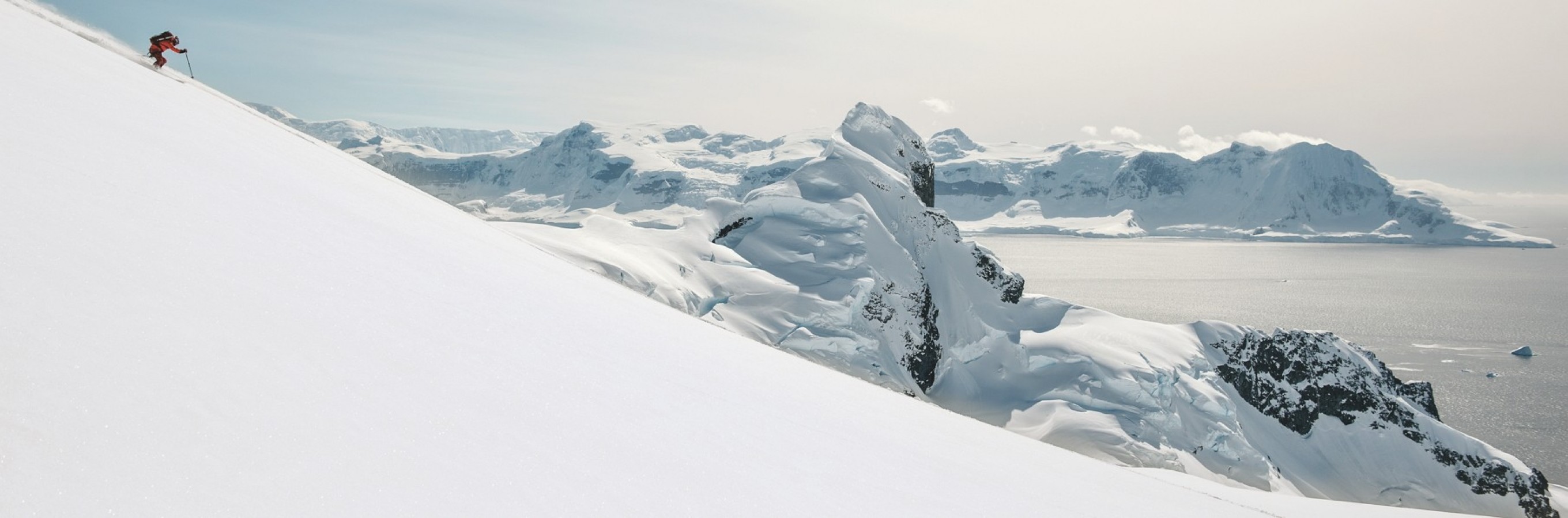 Skieurs sur le Mount Tennant