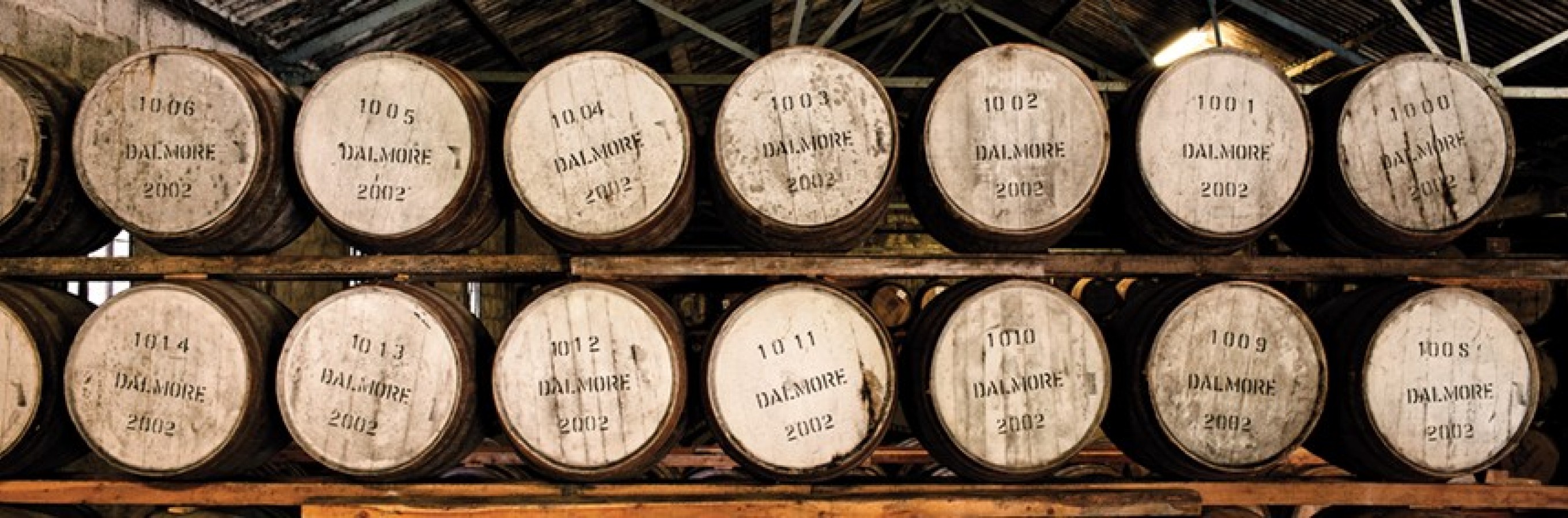 Dalmore whisky distillery casks