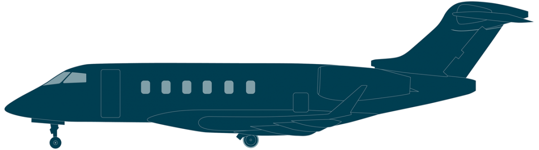 Challenger 3500 side view