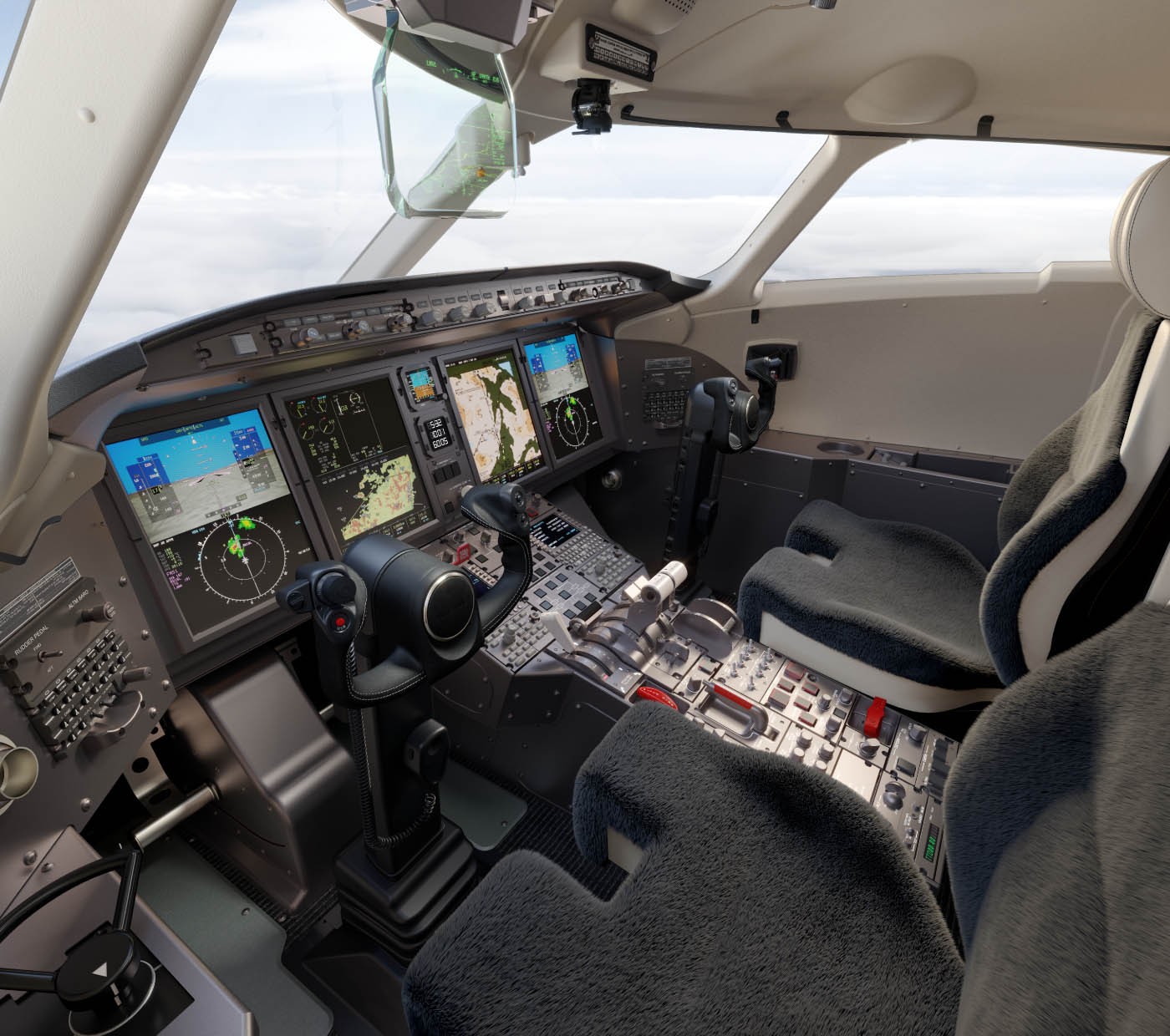 Challenger 3500 cockpit
