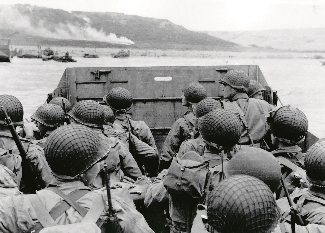 Soldiers in Normandy, France