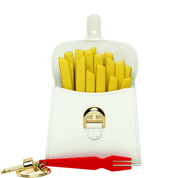 Fast food slow fashion: part of Delvaux’s Miniatures Belgitude collection
