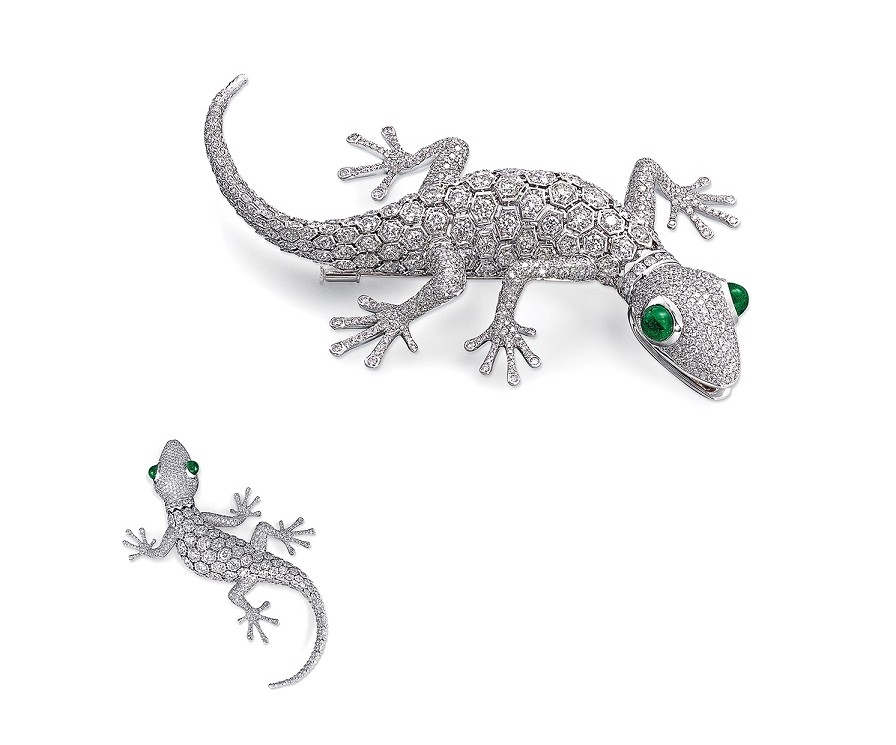 The emerald and diamond gecko 