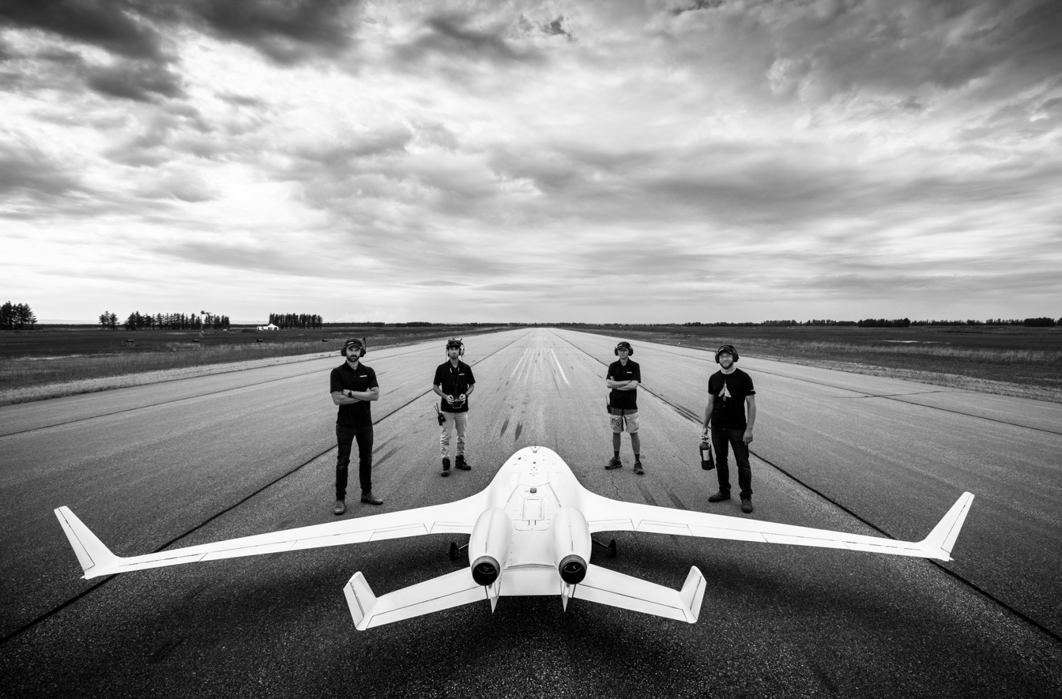 Bombardier’s EcoJet team on the runway