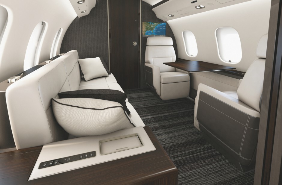 The Global 6000 cabin